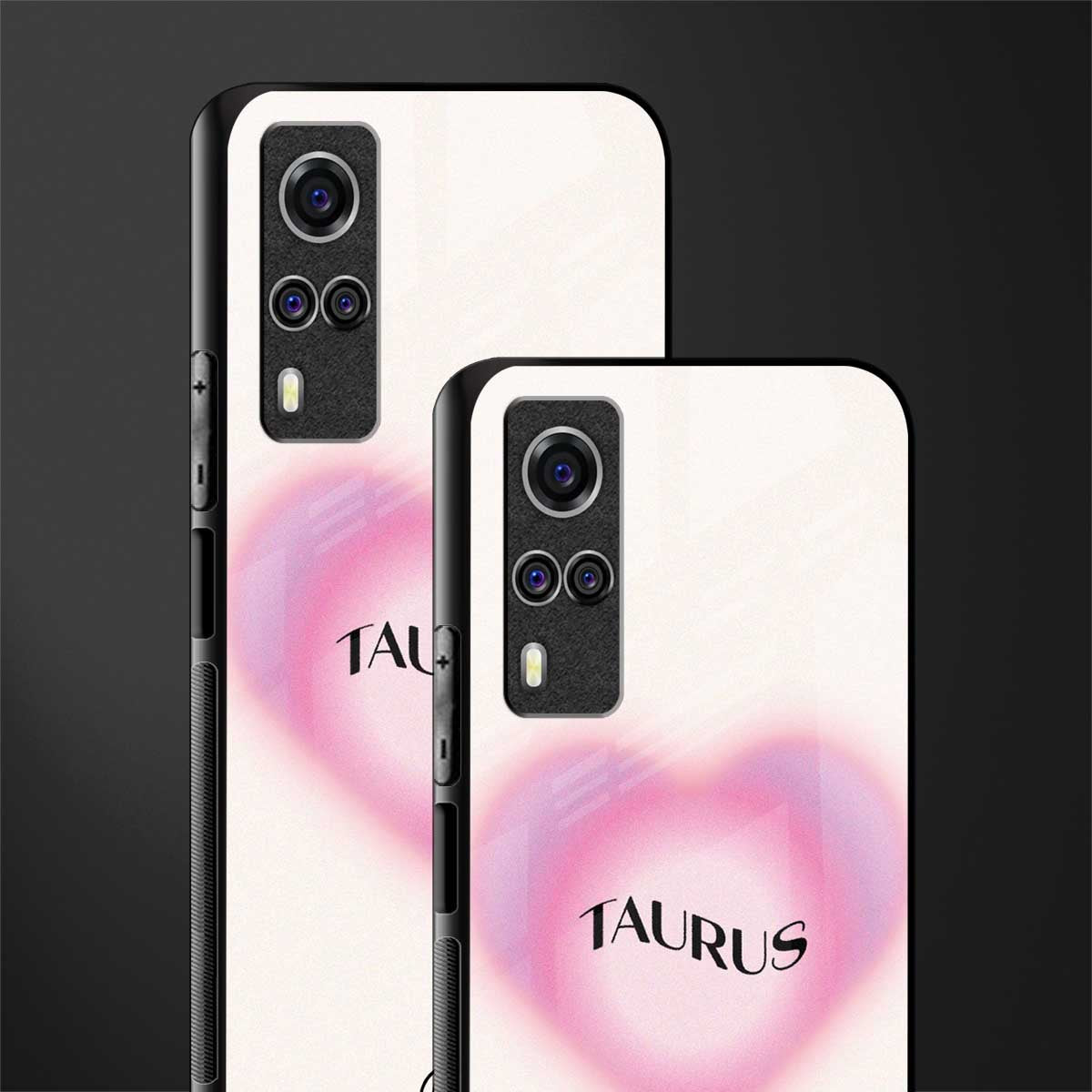 taurus minimalistic glass case for vivo y53s image-2