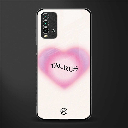 taurus minimalistic glass case for redmi 9 power image
