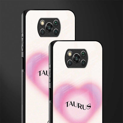 taurus minimalistic glass case for poco x3 image-2