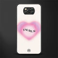 taurus minimalistic glass case for poco x3 pro image