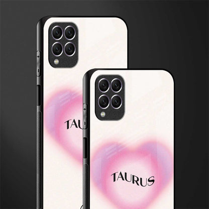 taurus minimalistic glass case for samsung galaxy f62 image-2