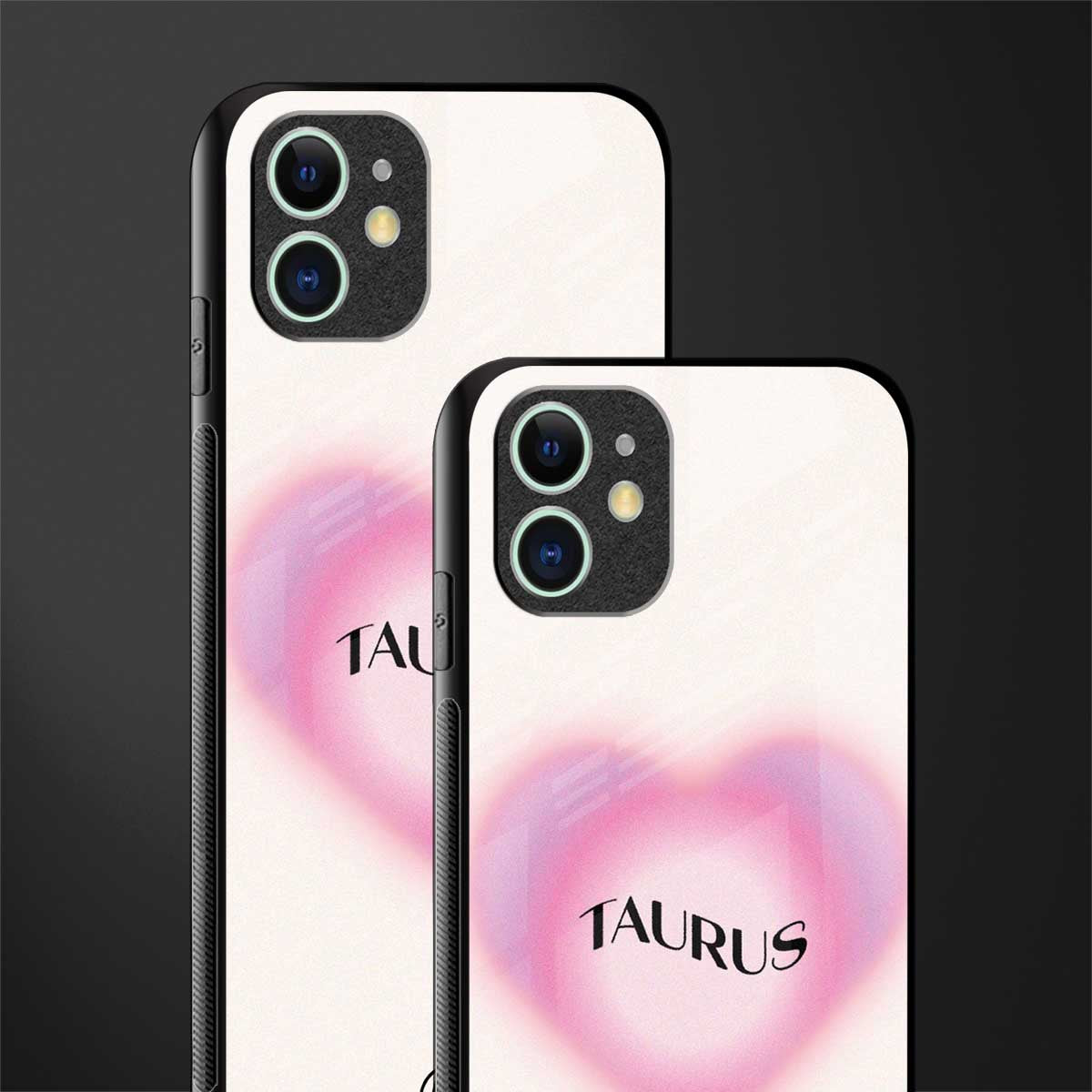 taurus minimalistic glass case for iphone 12 image-2