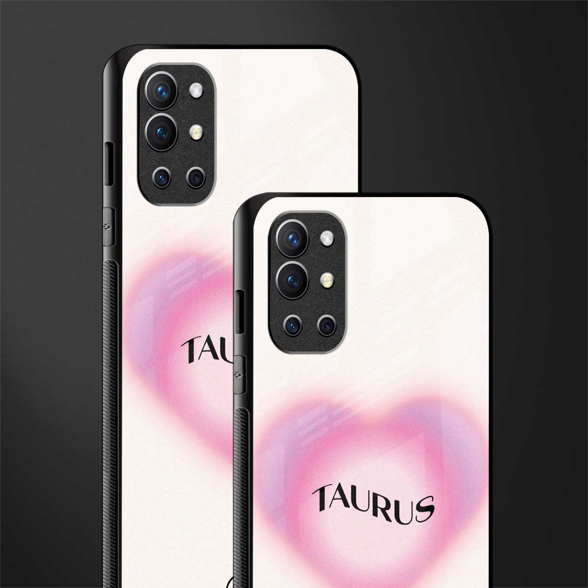 taurus minimalistic glass case for oneplus 9r image-2