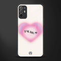 taurus minimalistic glass case for oppo f19 pro plus image