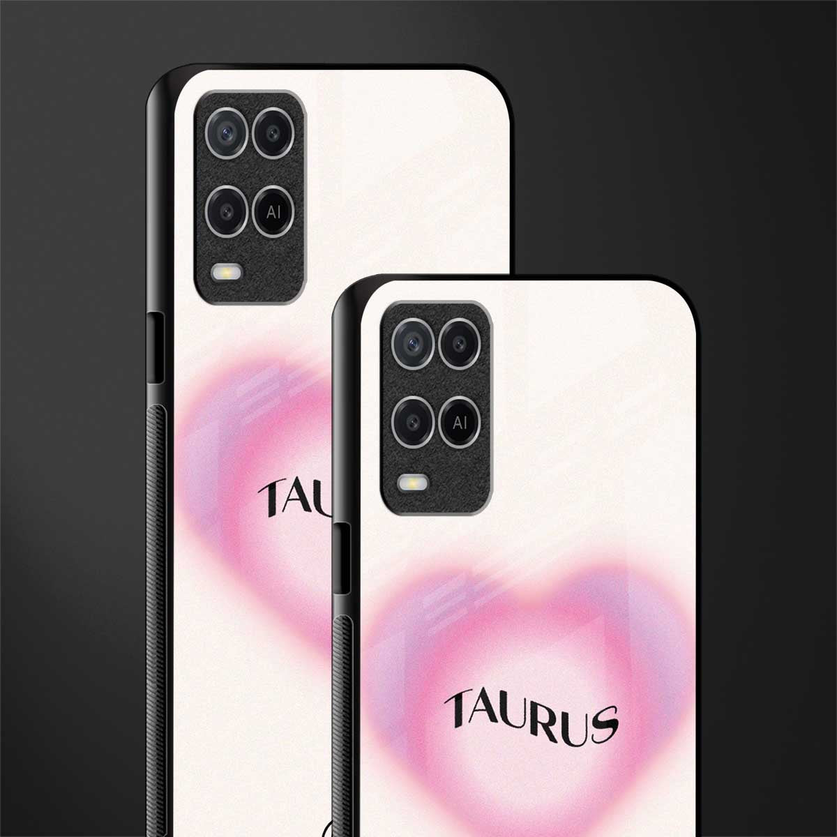 taurus minimalistic glass case for oppo a54 image-2