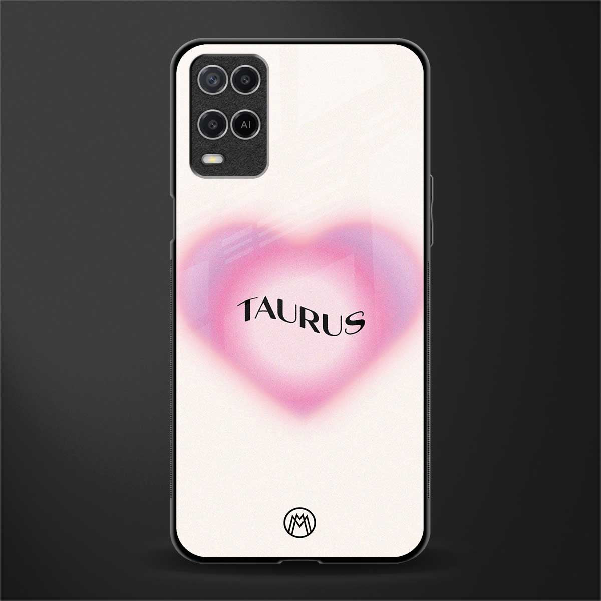 taurus minimalistic glass case for oppo a54 image