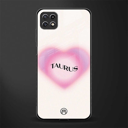 taurus minimalistic glass case for samsung galaxy a22 5g image