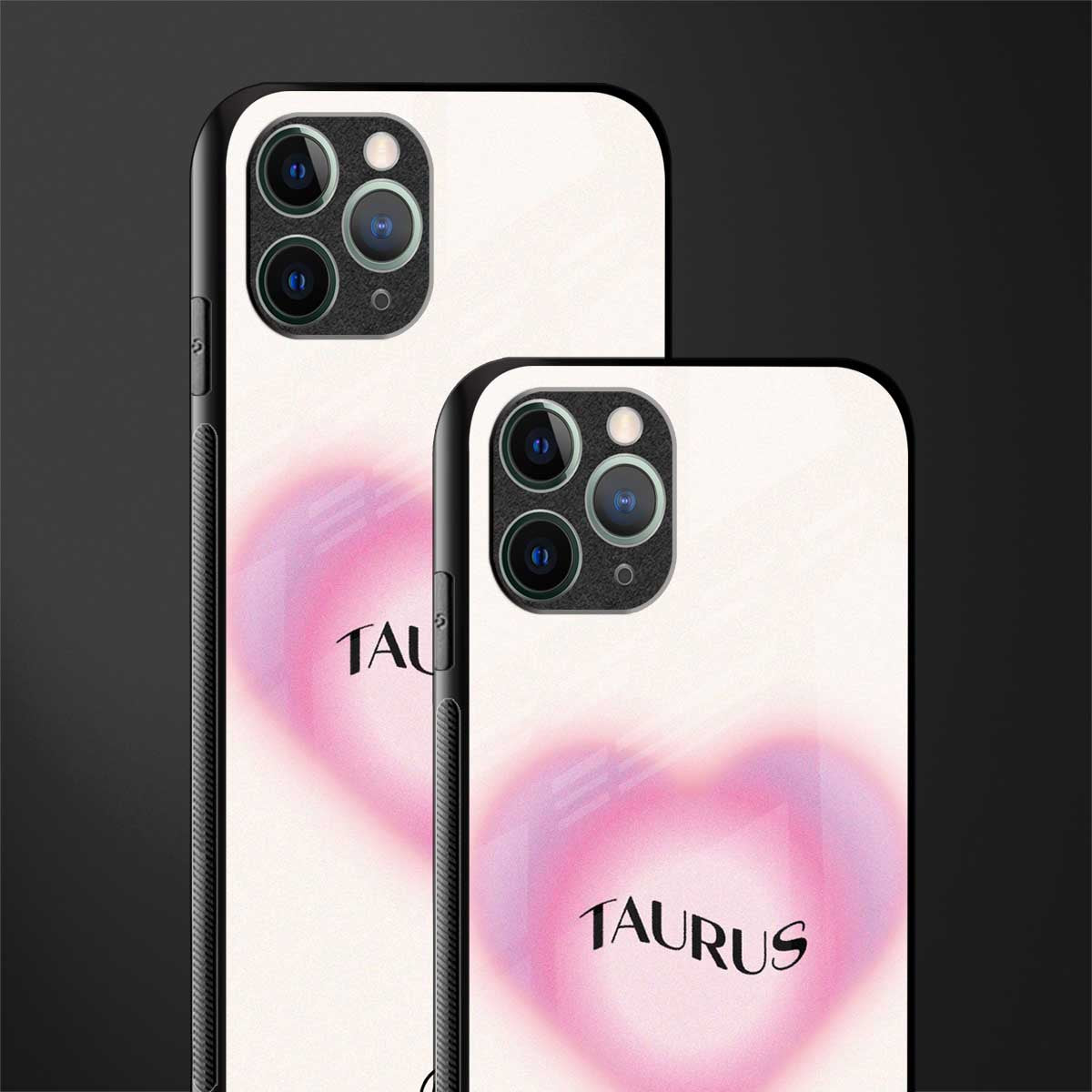 taurus minimalistic glass case for iphone 11 pro max image-2