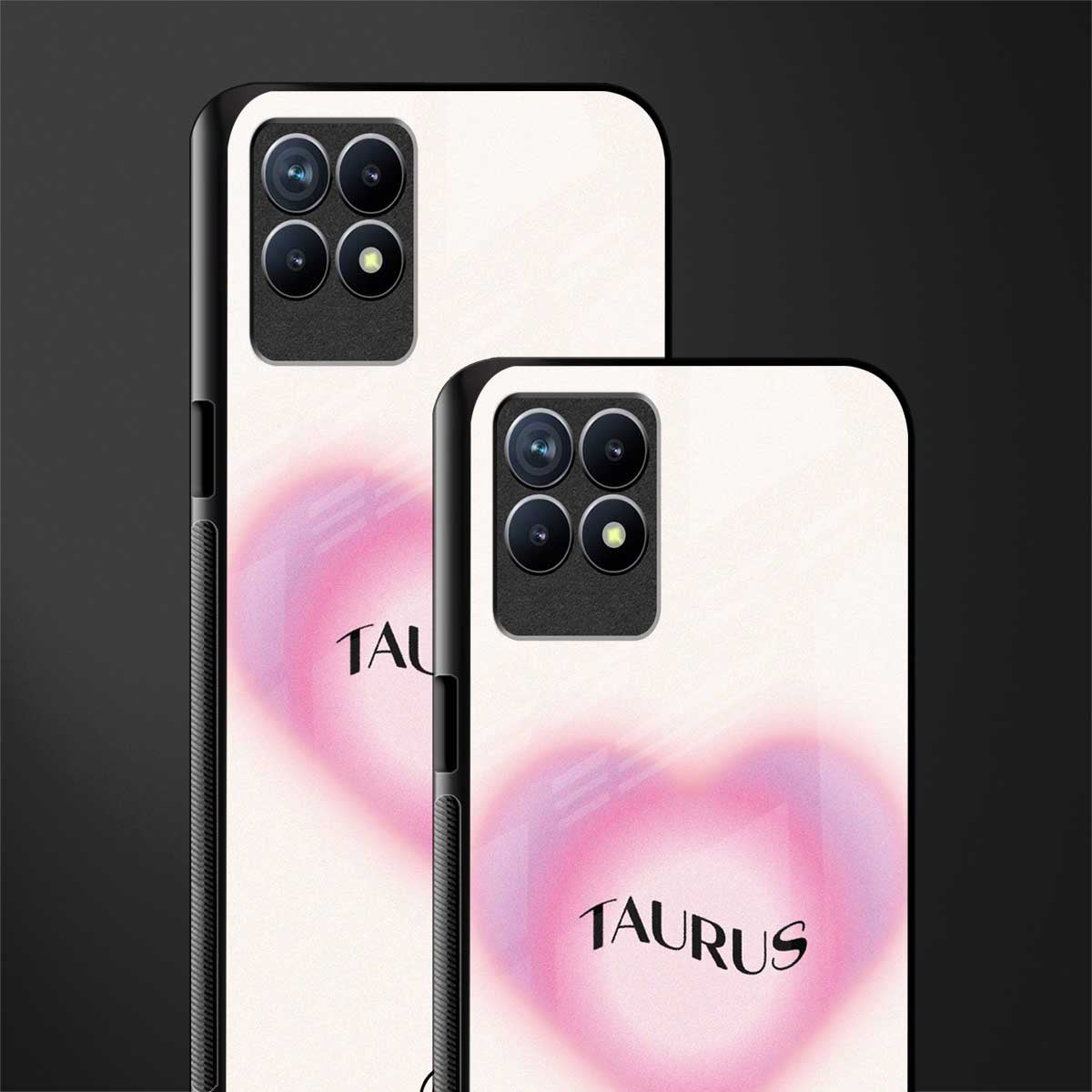taurus minimalistic glass case for realme 8i image-2