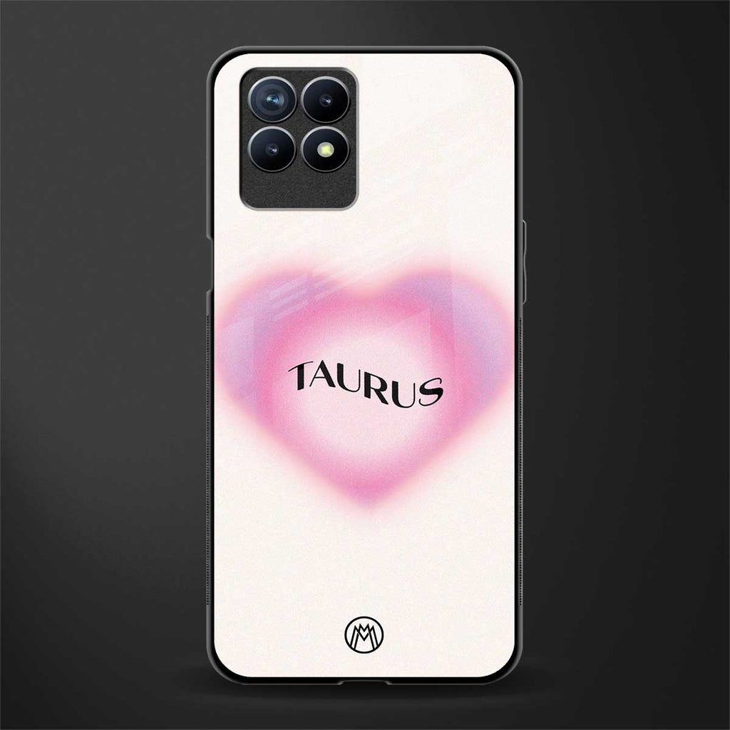 taurus minimalistic glass case for realme 8i image