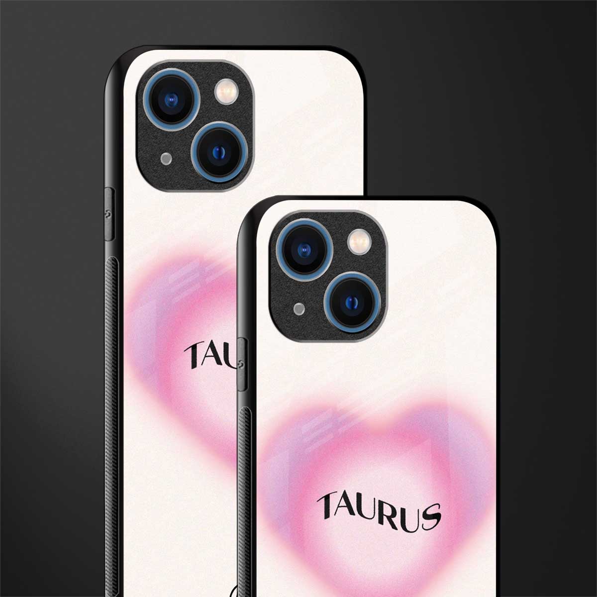 taurus minimalistic glass case for iphone 13 mini image-2
