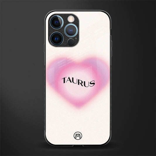 taurus minimalistic glass case for iphone 14 pro image