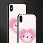 taurus minimalistic glass case for iphone xs max image-2