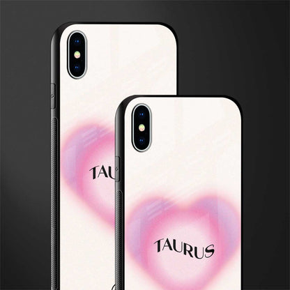 taurus minimalistic glass case for iphone xs max image-2