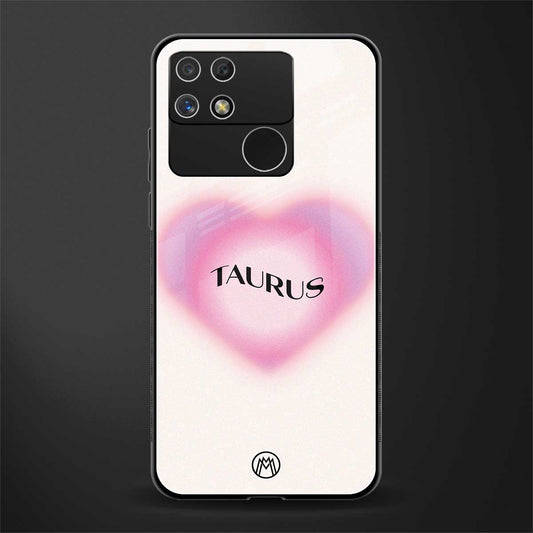 taurus minimalistic back phone cover | glass case for realme narzo 50a