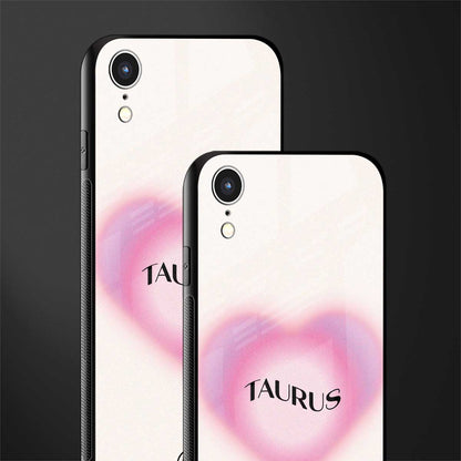 taurus minimalistic glass case for iphone xr image-2
