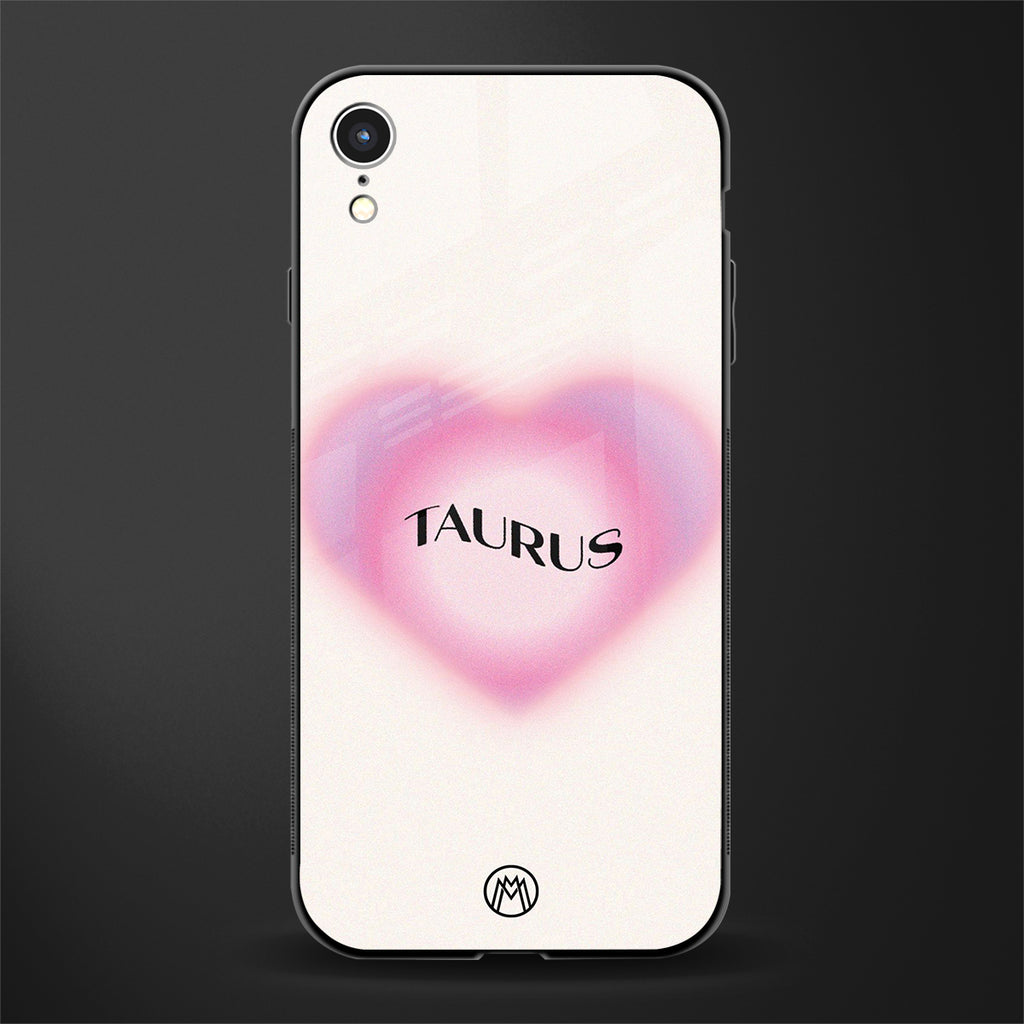taurus minimalistic glass case for iphone xr image