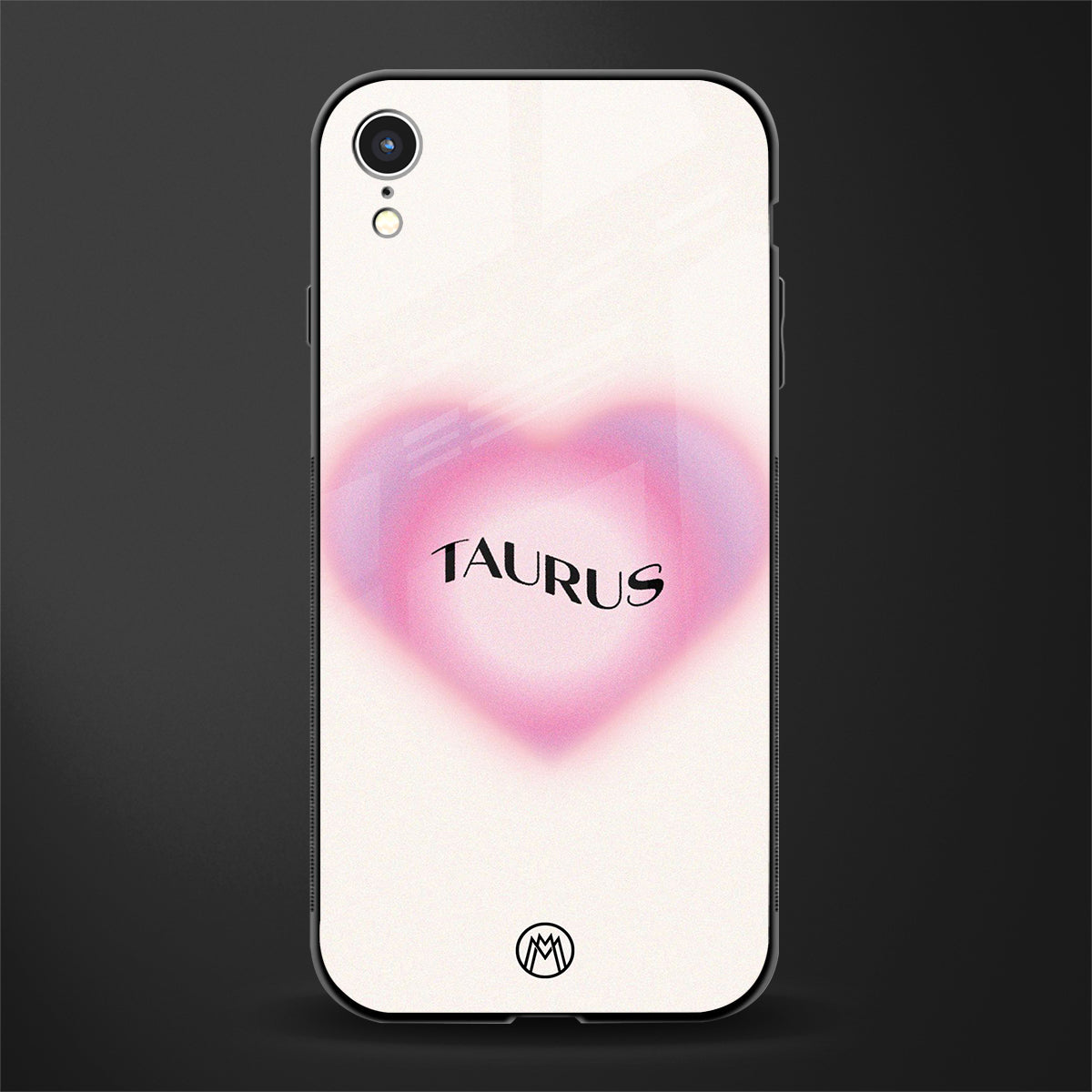 taurus minimalistic glass case for iphone xr image