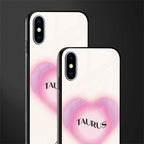 taurus minimalistic glass case for iphone xs image-2