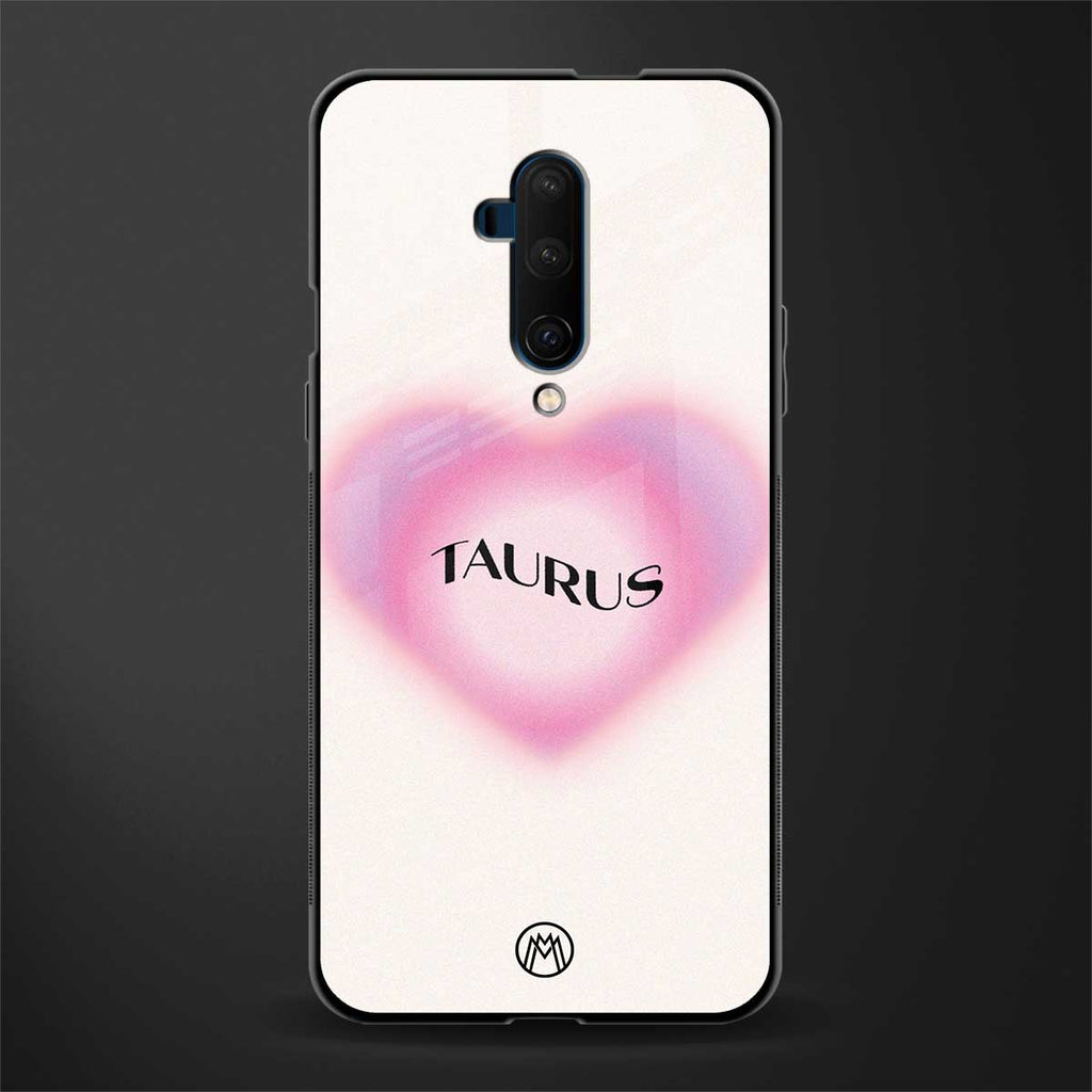 taurus minimalistic glass case for oneplus 7t pro image