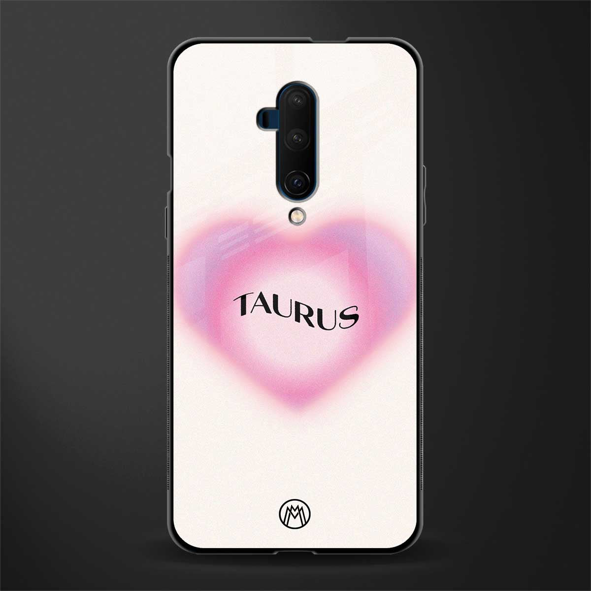 taurus minimalistic glass case for oneplus 7t pro image