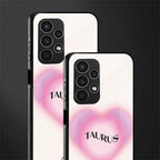 taurus minimalistic back phone cover | glass case for samsung galaxy a13 4g