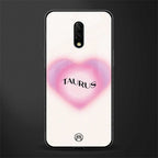 taurus minimalistic glass case for oneplus 7 image