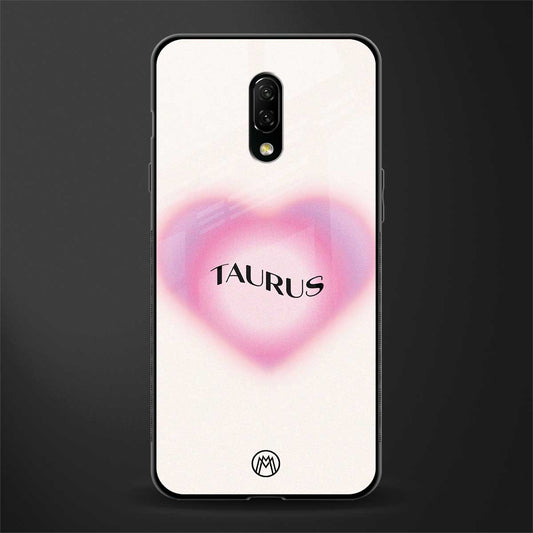 taurus minimalistic glass case for oneplus 7 image