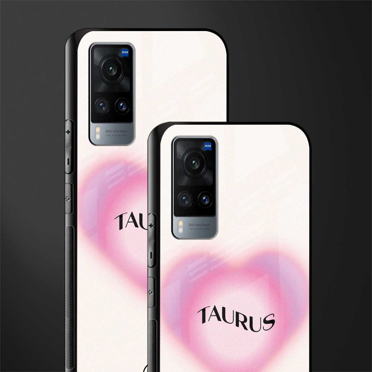 taurus minimalistic glass case for vivo x60 image-2