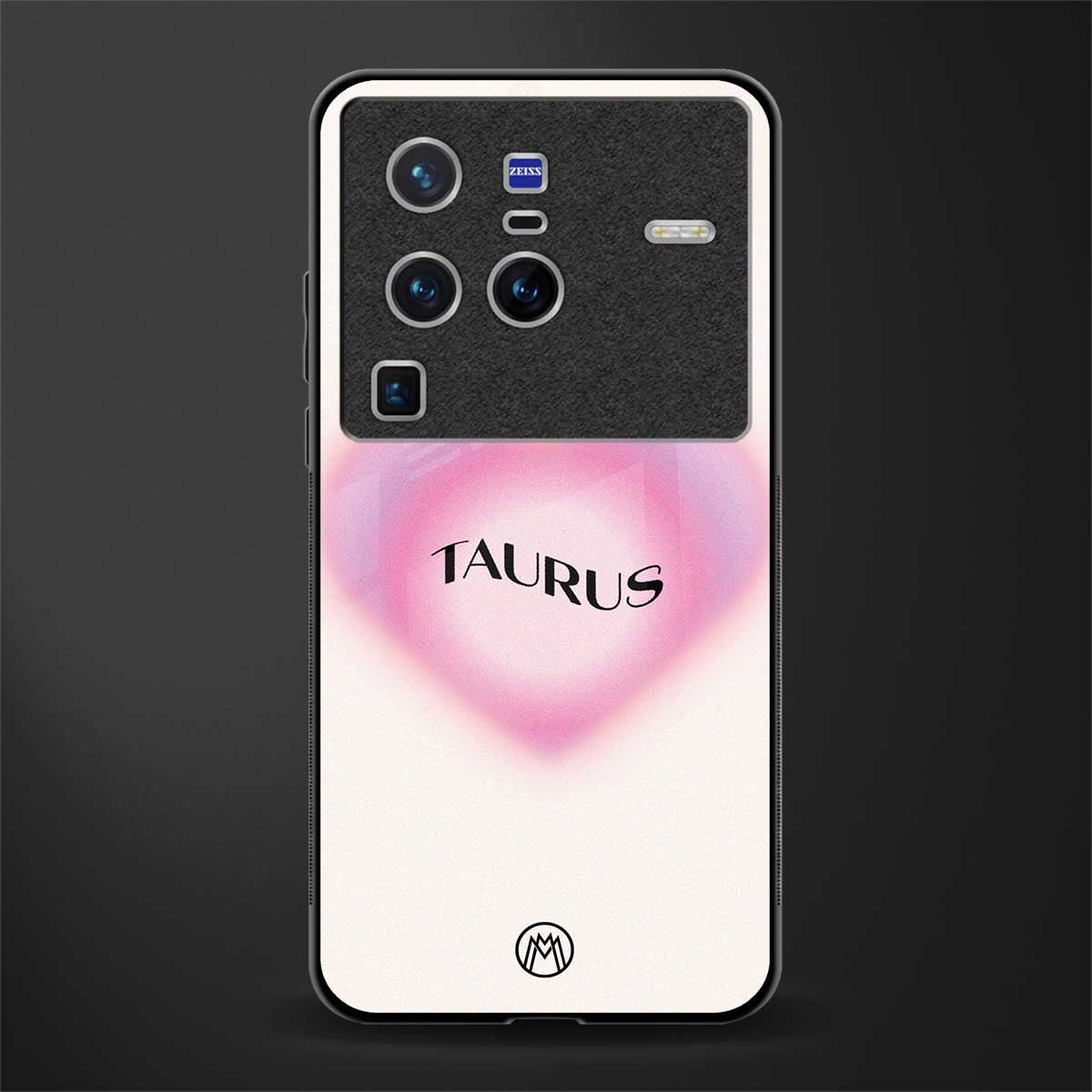 taurus minimalistic glass case for vivo x80 pro 5g image