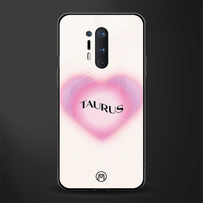 taurus minimalistic glass case for oneplus 8 pro image
