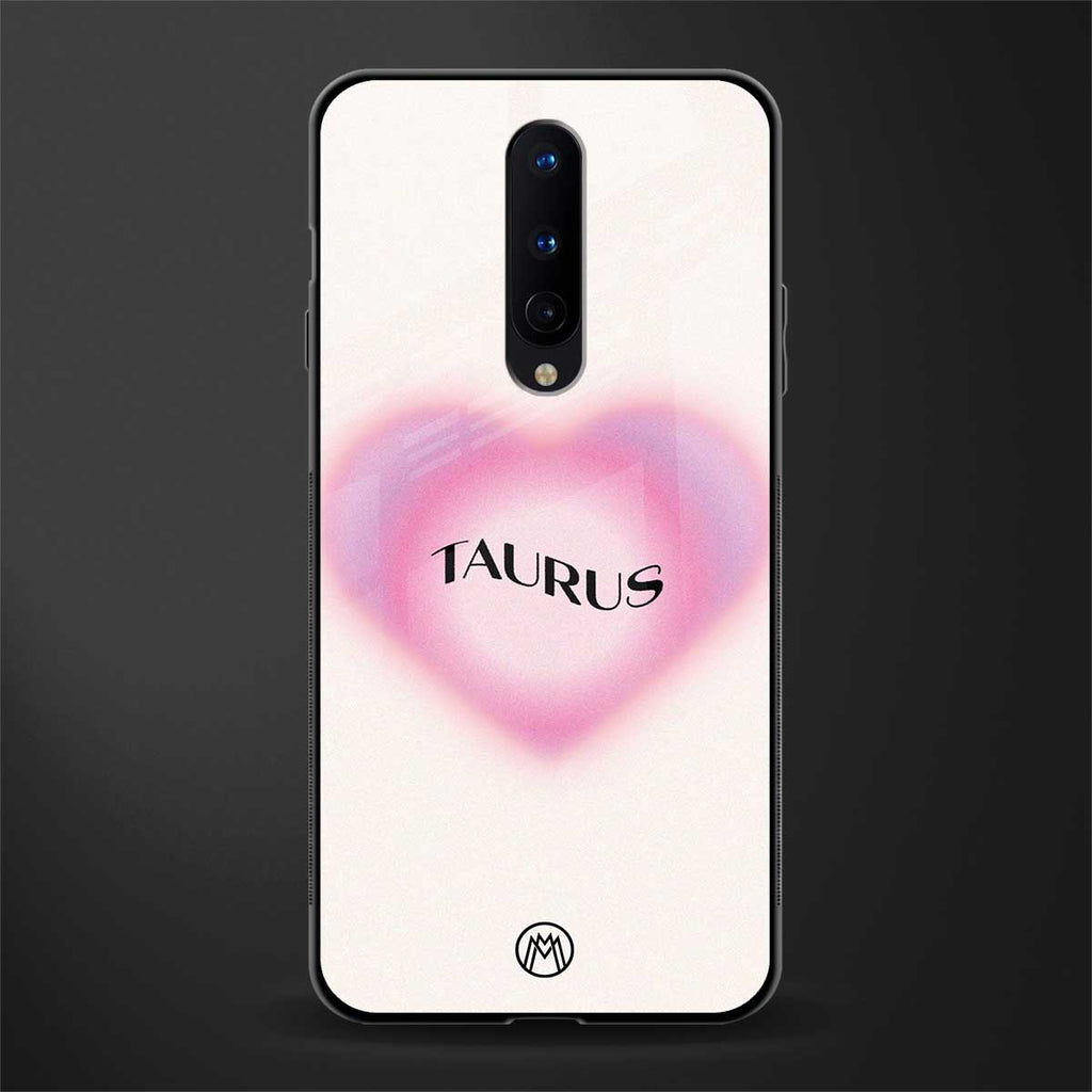 taurus minimalistic glass case for oneplus 8 image