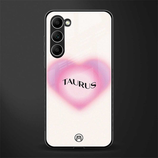 Taurus-Minimalistic-Glass-Case for phone case | glass case for samsung galaxy s23