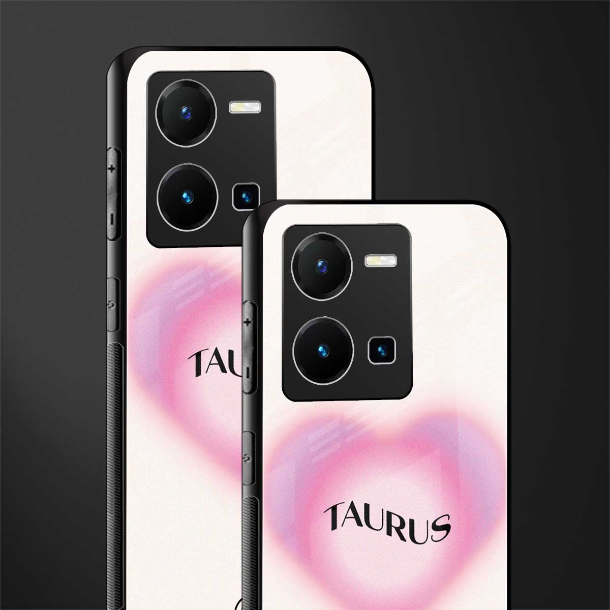 taurus minimalistic back phone cover | glass case for vivo y35 4g