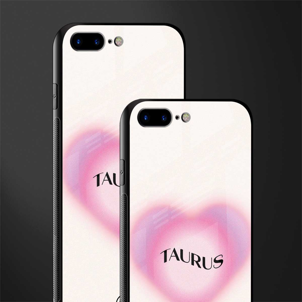taurus minimalistic glass case for iphone 7 plus image-2