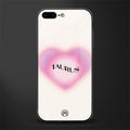 taurus minimalistic glass case for iphone 8 plus image
