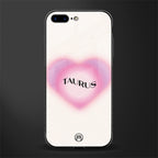 taurus minimalistic glass case for iphone 8 plus image