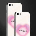 taurus minimalistic glass case for iphone 7 image-2