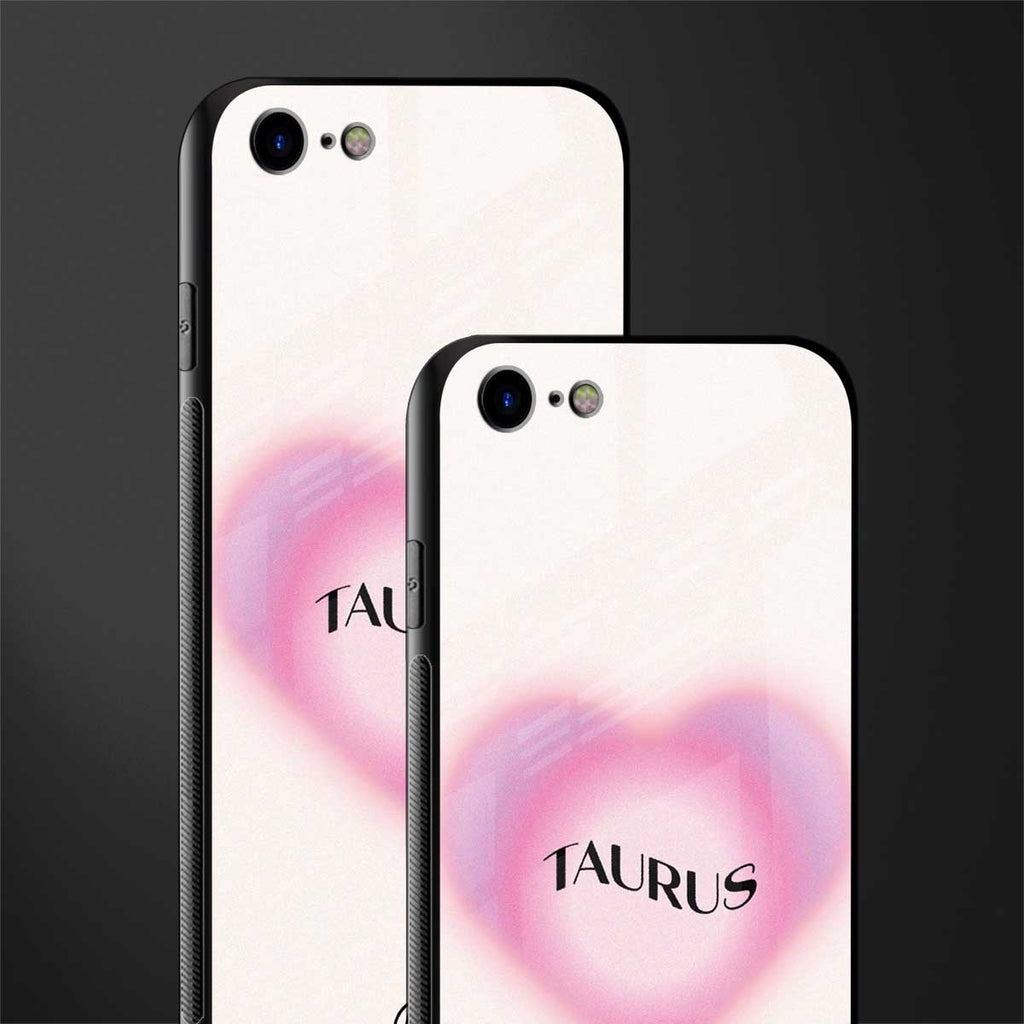 taurus minimalistic glass case for iphone 8 image-2
