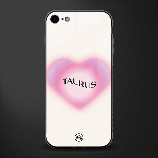 taurus minimalistic glass case for iphone 7 image