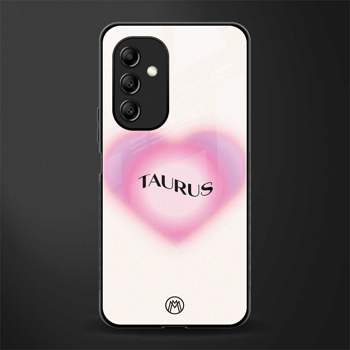 taurus minimalistic back phone cover | glass case for samsung galaxy a14 5g