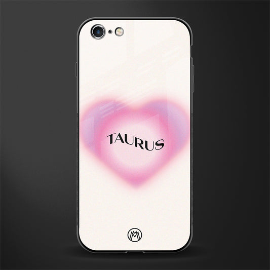 taurus minimalistic glass case for iphone 6 image