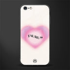 taurus minimalistic glass case for iphone 6s image