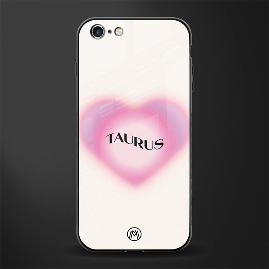 taurus minimalistic glass case for iphone 6s plus image