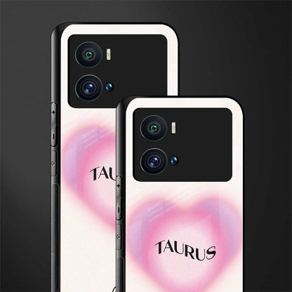taurus minimalistic back phone cover | glass case for iQOO 9 Pro