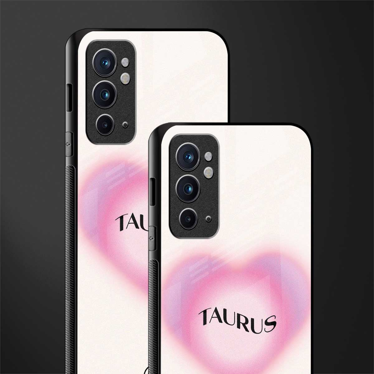 taurus minimalistic glass case for oneplus 9rt image-2