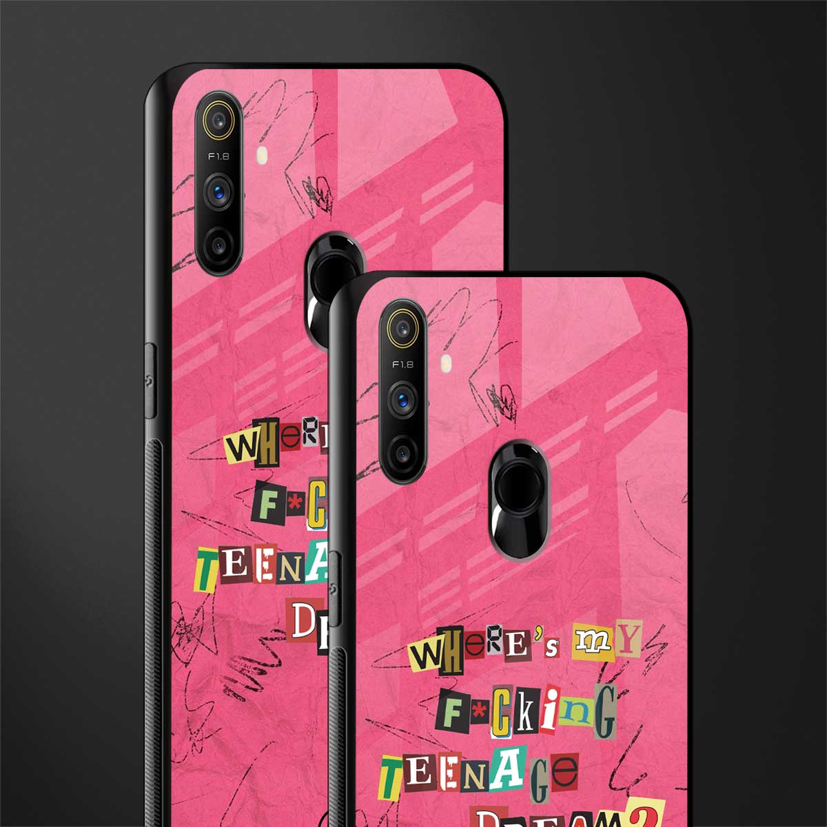 teenage dream glass case for realme narzo 10a image-2