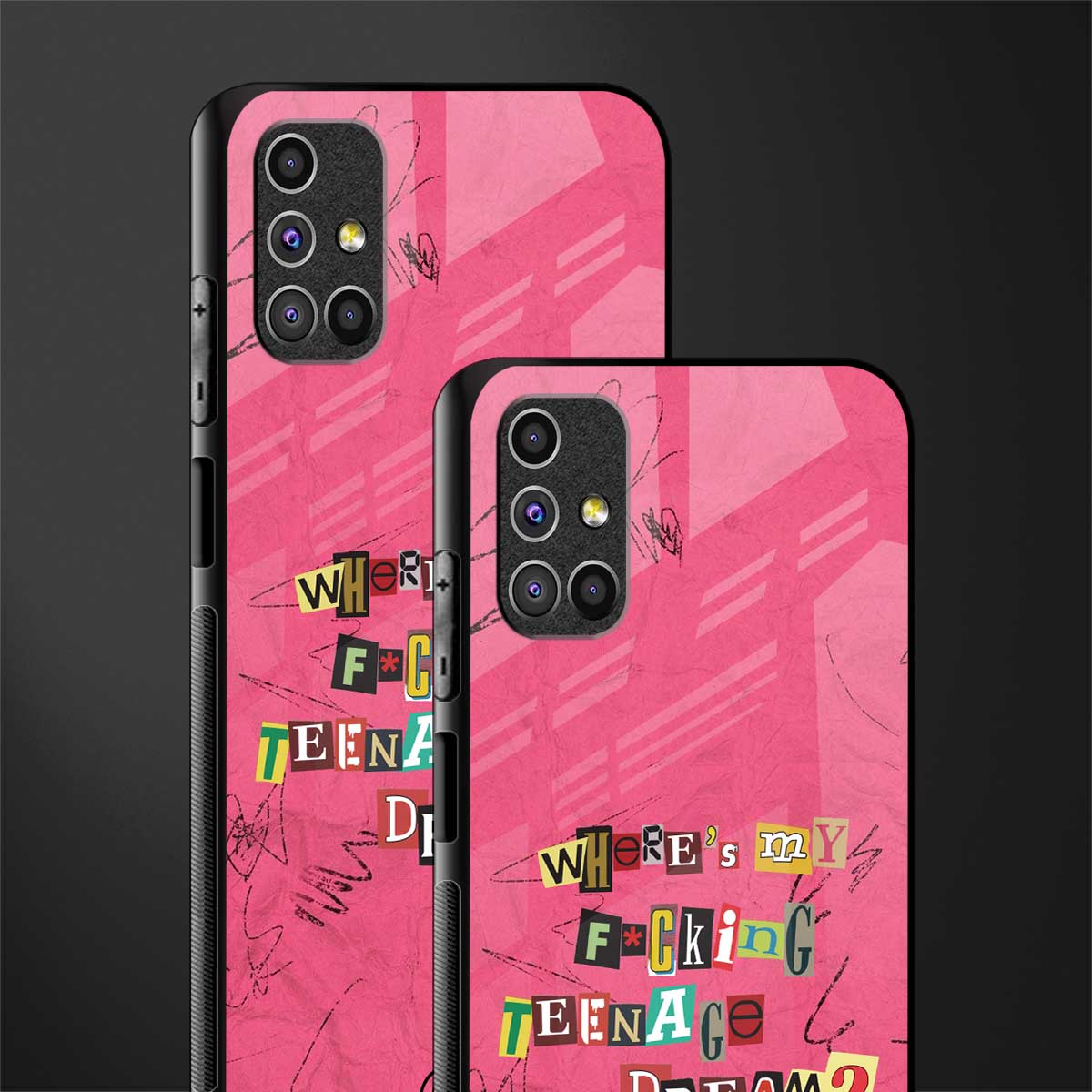 teenage dream glass case for samsung galaxy m51 image-2