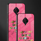 teenage dream glass case for vivo s1 pro image-2