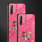 teenage dream glass case for vivo s1 image-2